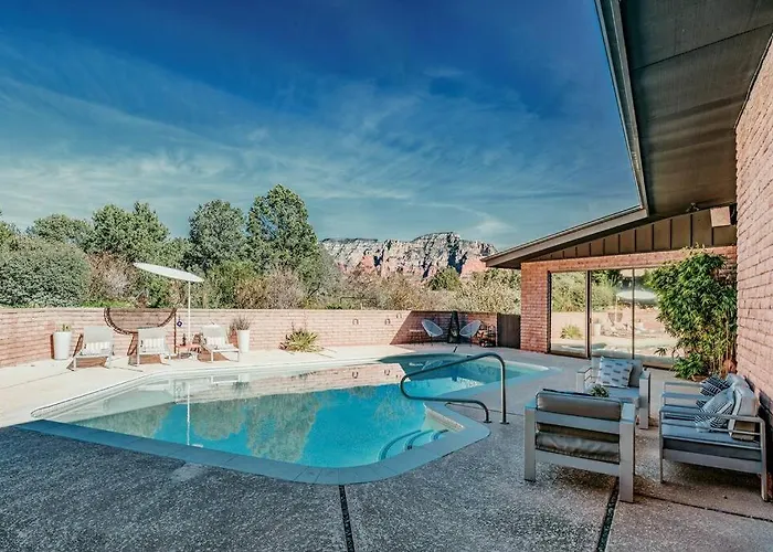 Hébergement de vacances Jacuzzi, Walk To Trails, Stunning Views, Mid-century Modern,pool Sedona